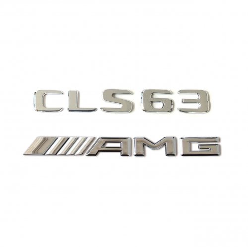 Комплект: шильдик на багажник Mercedes CLS63 (2017+) +AMG - фото