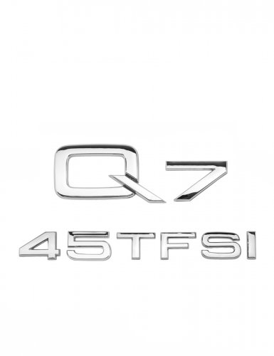 Эмблема на багажник для Audi Q7 45 TFSI хром - фото фото 6