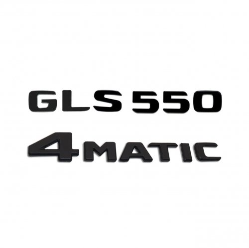 Комплект: шильдик на багажник Mercedes GLS550 (2017+)+4matic - фото