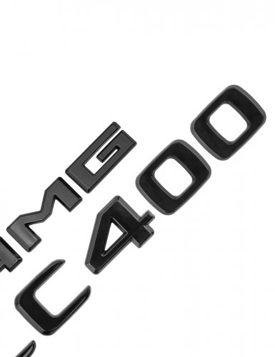 Эмблема на багажник для Mercedes GLC400 AMG черный глянец - фото фото 5