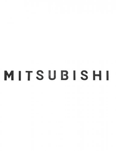 Шильдик на багажник для Mitsubishi черный глянец - фото фото 6