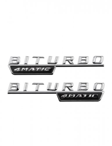 Эмблема на крыло для Mercedes Biturbo 4 matic - фото фото 6