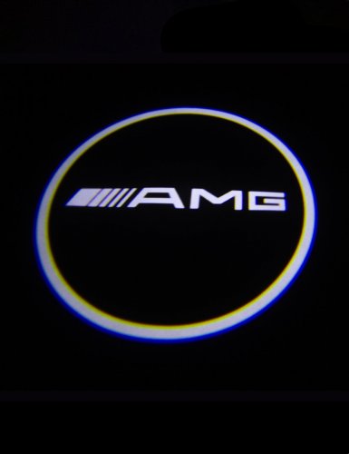 Подсветка дверей автомобиля для Mercedes AMG - фото фото 2