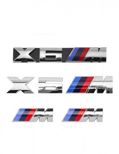 Эмблемы для BMW X6 хром на багажник и крыло - фото фото 6