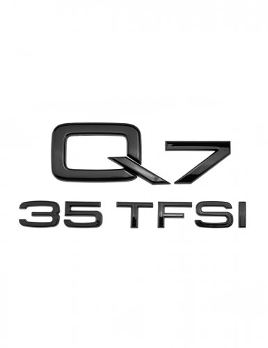 Эмблема на багажник для Audi Q7 35 TFSI черный глянцевый - фото фото 6
