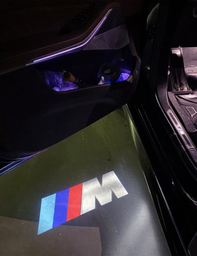 Подсветка дверей автомобиля для BMW M-performance - фото фото 2