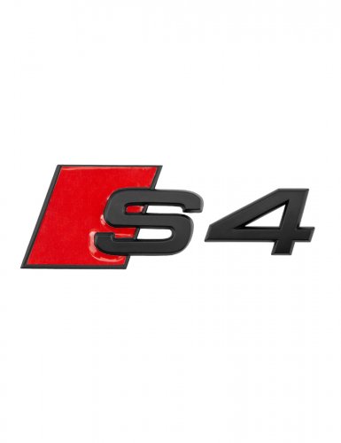 Шильдик на багажник для Audi S4 черный матовый - фото фото 6