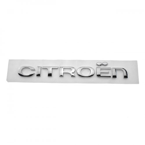 Шильдик на багажник Citroen хром - фото