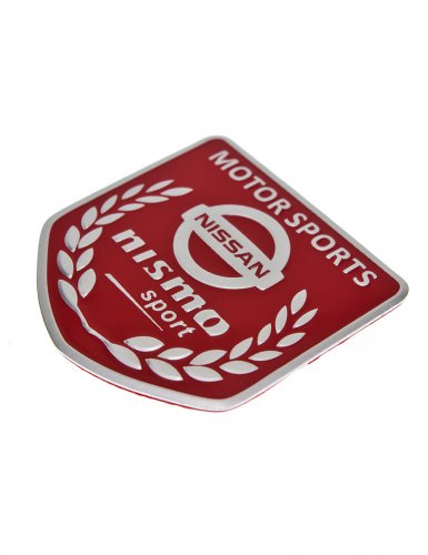 Эмблема для Nissan nismo красная 50x50 - фото фото 4