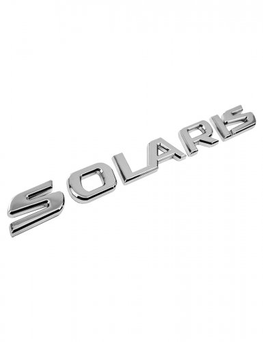 Шильдик на багажник для Hyundai Solaris хром - фото фото 6