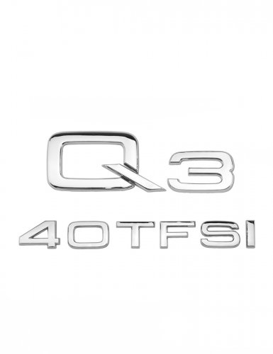 Эмблема на багажник для Audi Q3 40 TFSI хром - фото фото 6