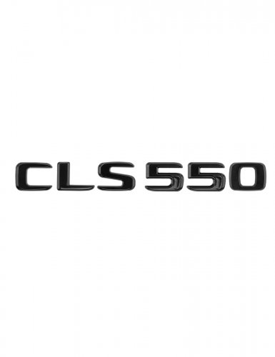 Шильдик на багажник для Mercedes CLS550 черный глянец - фото фото 6