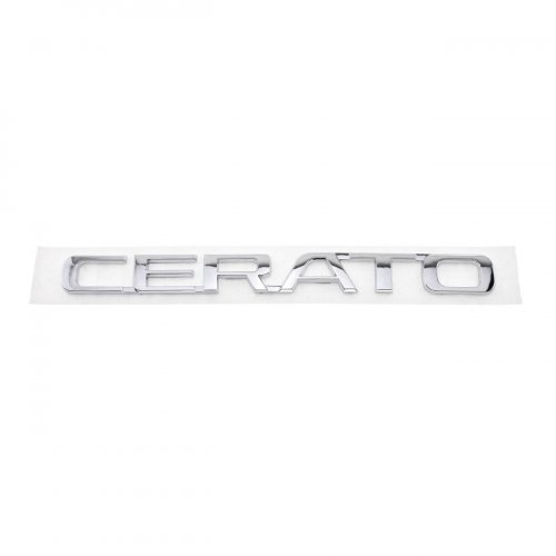Шильдик на багажник Kia Cerato хром - фото