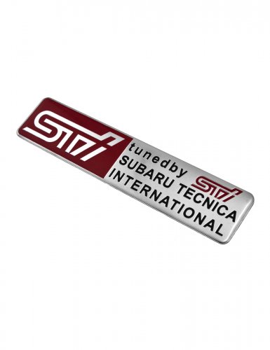 Эмблема для Subaru STI 120x26 мм. - фото фото 4