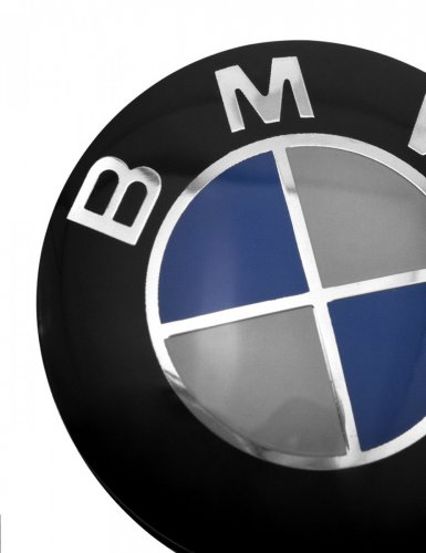 Наклейка на эмблему для BMW 78 мм черный глянец - фото фото 5