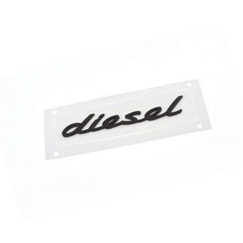 Эмблема на крыло для Porsche diesel черный мат - фото фото 3