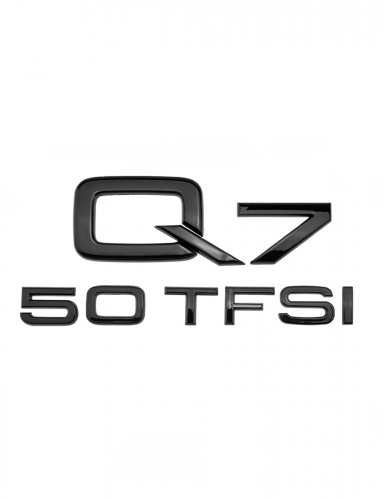 Эмблема на багажник для Audi Q7 50 TFSI черный глянцевый - фото фото 6
