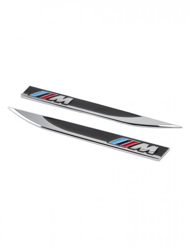 Эмблема на крыло для BMW M-performance черный 2 шт. - фото фото 4