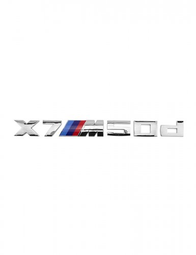 Эмблема на багажник для BMW X7M50d хром - фото фото 6