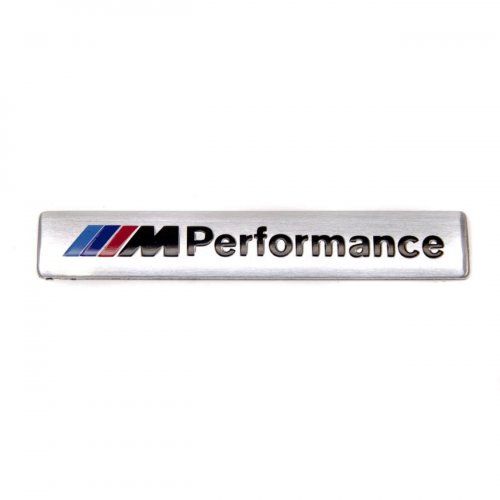 Табличка M-performance серебристая - фото