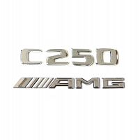 Комплект: шильдик на багажник для Mercedes C250 (2017+) +AMG - фото