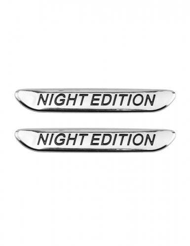 Эмблема на крыло для Mercedes Night Edition хром 2 шт. - фото фото 6