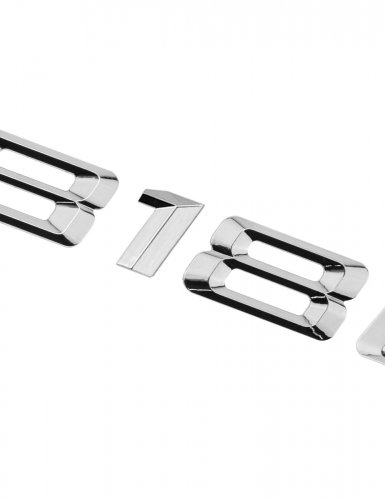 Шильдик на багажник для BMW 318d хром - фото фото 4