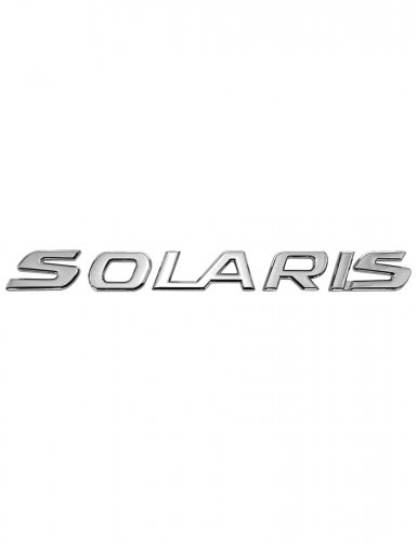 Шильдик на багажник для Hyundai Solaris хром - фото фото 7