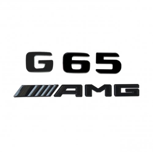 Шильдики на багажник Mercedes W463, W464 G65 (2017+) +AMG - фото