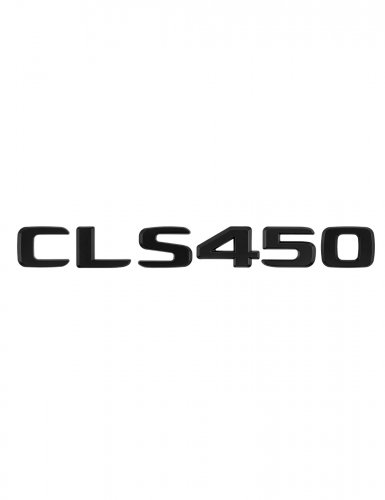 Шильдик на багажник для Mercedes CLS450 черный матовый - фото фото 6