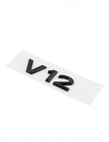 Эмблема на крыло для Mercedes V12 2021+ черный глянец 1 шт. - фото фото 4