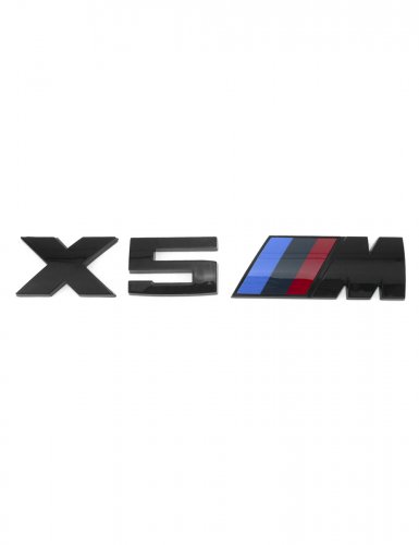 Эмблема на багажник для BMW X5M черный глянец - фото фото 6