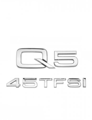 Эмблема на багажник для Audi Q5 45 TFSI хром - фото фото 6