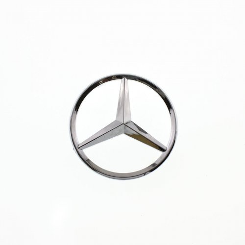 Эмблема на руль Mercedes-Benz хром 57 мм - фото
