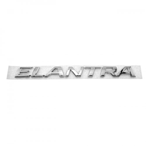 Шильдик на багажник Hyundai Elantra хром - фото