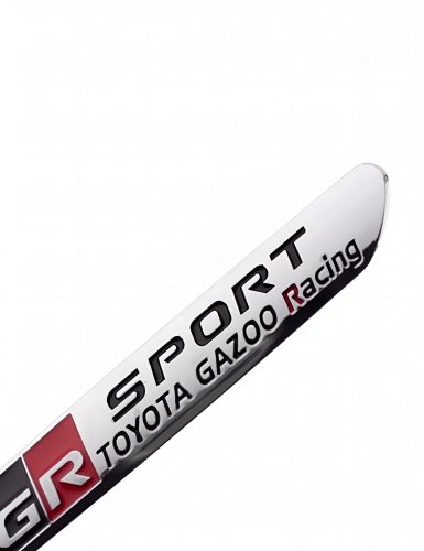 Эмблема на крыло для Toyota GR Sport хром 1 шт. - фото фото 5