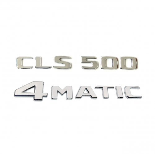 Комплект: шильдик на багажник Mercedes CLS500 (2017+)+4matic - фото
