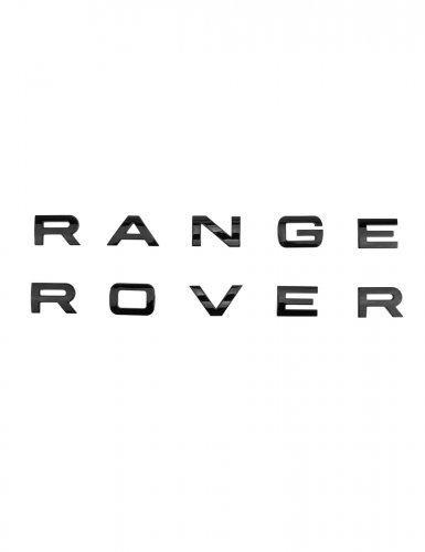 Эмблема на багажник для Range Rover черный глянец - фото фото 6