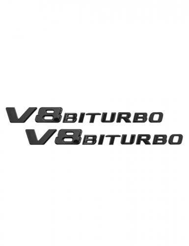 Эмблема на крыло для Mercedes V8 biturbo образец 2017+ - фото фото 6