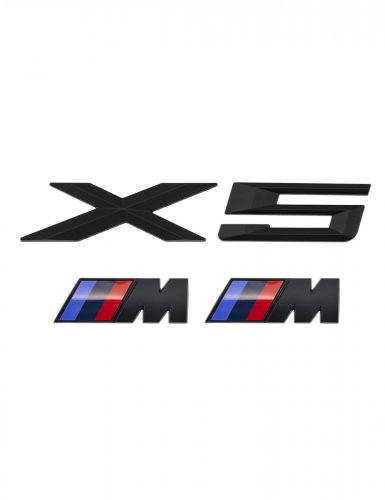Эмблемы для BMW X5 черный матовый на багажник и крыло - фото фото 6