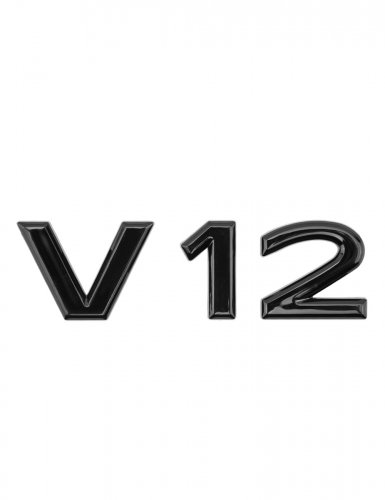 Эмблема на крыло для Mercedes V12 2021+ черный глянец 1 шт. - фото фото 6